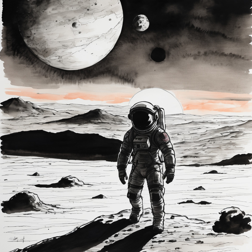 Astronaut on mars